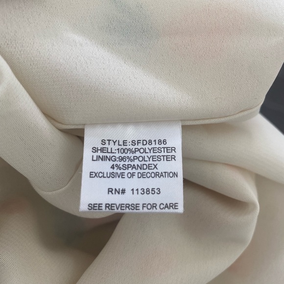 Market & Spruce Amaya cream pineapple print dress NWOT XXL - Picture 5 of 7